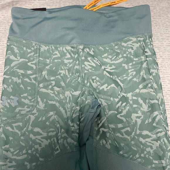 High Rise Ankle leggings Under Armour Women's Green Leggings - Picture 2 of 5